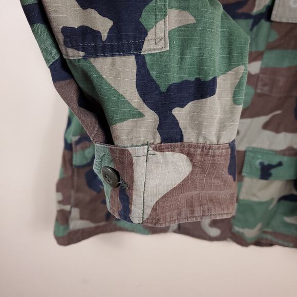 Army Hot Weather Combat Coat in Woodland Camo Size L Blanchard - Picture 5 of 11